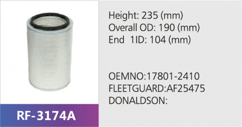 Фильтр воздушный RF-3174A (1/)