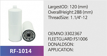 Фильтр топливный RF-1014 (1/12) 