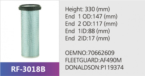 Фильтр воздушный A558J