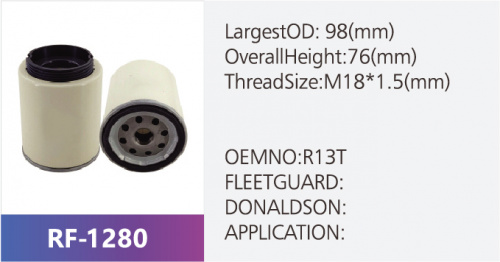 Фильтр топливный RF-1280 (1/)