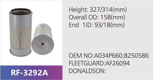Фильтр воздушный RF-3292A (1/)