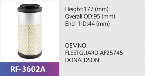 Фильтр воздушный RF-3602A (1/)
