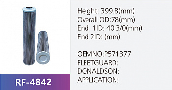 Фильтр гидравлический RF-4842 (1/)