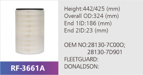 Фильтр воздушный RF-3661A (1/)