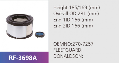 Фильтр воздушный RF-3698A (1/)