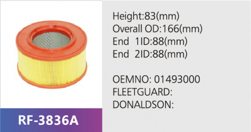 Фильтр воздушный RF-3836A (1/)
