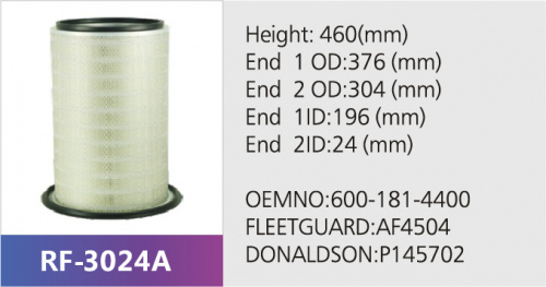 Фильтр воздушный RF-3024AB (1/2)