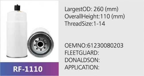 Фильтр топливный RF-1110 (1/12)