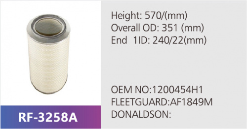 Фильтр воздушный RF-3258A (1/)