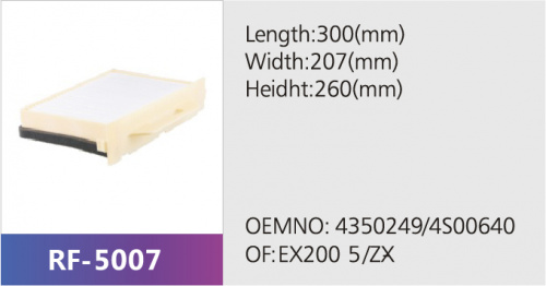 Фильтр салона RF-5007 (1/)