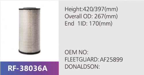 Фильтр воздушный RF-38036A (1/)