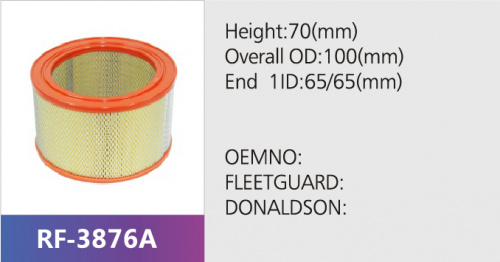 Фильтр воздушный RF-3876A (1/)