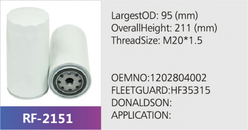 Фильтр масляный RF-2151 (1/)