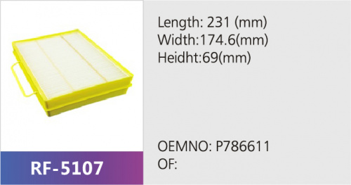 Фильтр салона RF-5107 (1/)