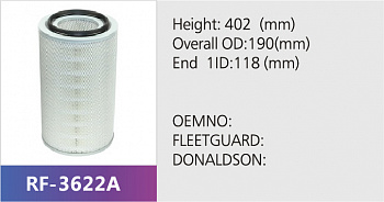 Фильтр воздушный RF-3622A (1/)