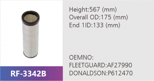 Фильтр воздушный RF-3342AB (1/)