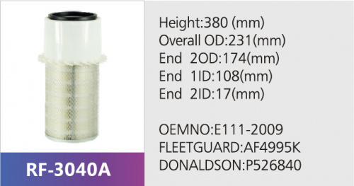 Фильтр воздушный RF-3040AB (1/)