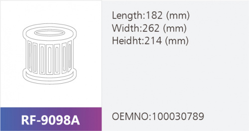 Фильтр воздушный RF-9098A (1/)