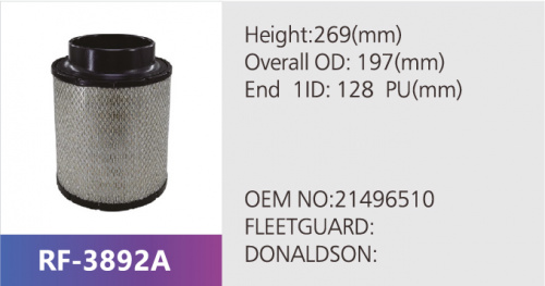 Фильтр воздушный RF-3892A (1/)
