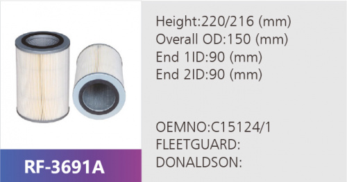 Фильтр воздушный RF-3691A (1/)