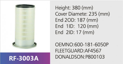 Фильтр воздушный RF-3003AB (1/)