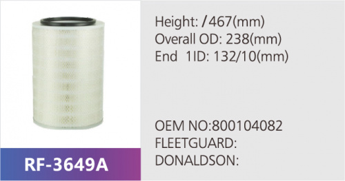 Фильтр воздушный RF-3649AB (1/)