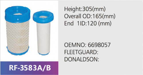 Фильтр воздушный RF-3583AB (1/)