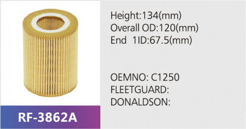 Фильтр воздушный RF-3862A (1/)